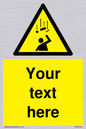 WV5130: Custom Falling Objects Sign