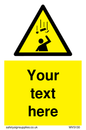 WV5130: Custom Falling Objects Sign