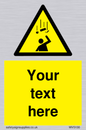 WV5130: Custom Falling Objects Sign