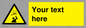 WV5130: Custom Falling Objects Sign