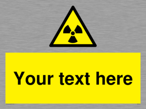 WV5131: Custom Radioactive Material Sign