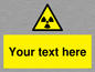 WV5131: Custom Radioactive Material Sign