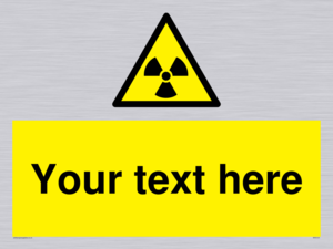 WV5131: Custom Radioactive Material Sign