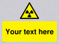 WV5131: Custom Radioactive Material Sign