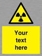 WV5131: Custom Radioactive Material Sign