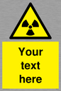 WV5131: Custom Radioactive Material Sign