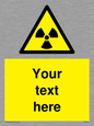 WV5131: Custom Radioactive Material Sign