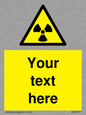 WV5131: Custom Radioactive Material Sign