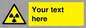 WV5131: Custom Radioactive Material Sign