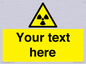 WV5131: Custom Radioactive Material Sign