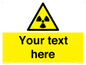 WV5131: Custom Radioactive Material Sign