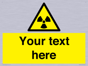 WV5131: Custom Radioactive Material Sign