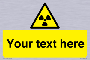 WV5131: Custom Radioactive Material Sign