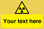 WV5131: Custom Radioactive Material Sign