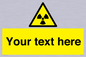 WV5131: Custom Radioactive Material Sign