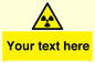 WV5131: Custom Radioactive Material Sign