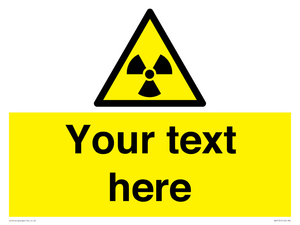 WV5131: Custom Radioactive Material Sign