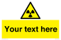 WV5131: Custom Radioactive Material Sign