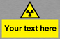 WV5131: Custom Radioactive Material Sign