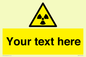 WV5131: Custom Radioactive Material Sign