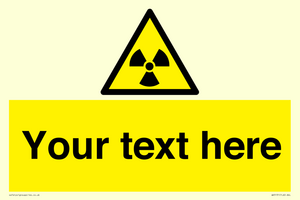 WV5131: Custom Radioactive Material Sign