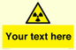 WV5131: Custom Radioactive Material Sign