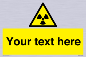 WV5131: Custom Radioactive Material Sign