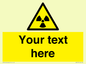 WV5131: Custom Radioactive Material Sign
