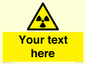 WV5131: Custom Radioactive Material Sign
