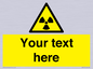 WV5131: Custom Radioactive Material Sign