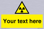 WV5131: Custom Radioactive Material Sign
