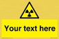 WV5131: Custom Radioactive Material Sign
