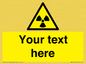 WV5131: Custom Radioactive Material Sign