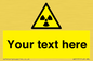 WV5131: Custom Radioactive Material Sign