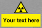 WV5131: Custom Radioactive Material Sign