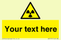 WV5131: Custom Radioactive Material Sign