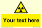 WV5131: Custom Radioactive Material Sign