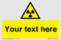 WV5131: Custom Radioactive Material Sign