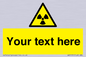 WV5131: Custom Radioactive Material Sign