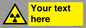WV5131: Custom Radioactive Material Sign