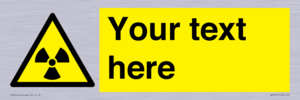 WV5131: Custom Radioactive Material Sign