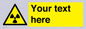 WV5131: Custom Radioactive Material Sign