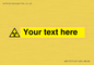 WV5131: Custom Radioactive Material Sign