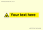 WV5131: Custom Radioactive Material Sign