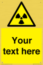 WV5131: Custom Radioactive Material Sign