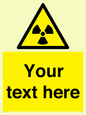 WV5131: Custom Radioactive Material Sign