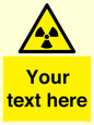 WV5131: Custom Radioactive Material Sign