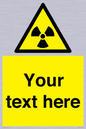 WV5131: Custom Radioactive Material Sign