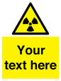 WV5131: Custom Radioactive Material Sign