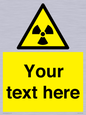 WV5131: Custom Radioactive Material Sign